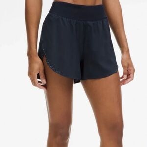 LULULEMON Fast and Free Running shorts reflective dots navy